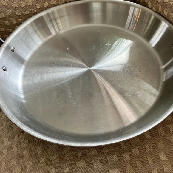 All-Clad 16.5 inch Stainless Steel 2-Handle Saute Pan/ Paella Pan - Picture 9 of 16